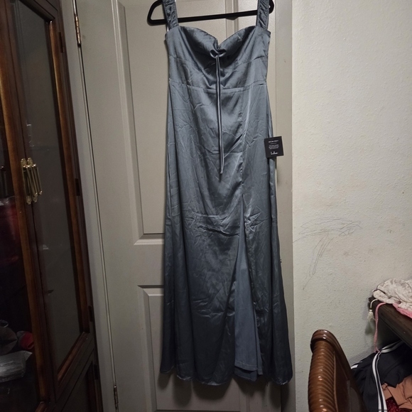 Lulu's  Blue Dress - Picture 5 of 7